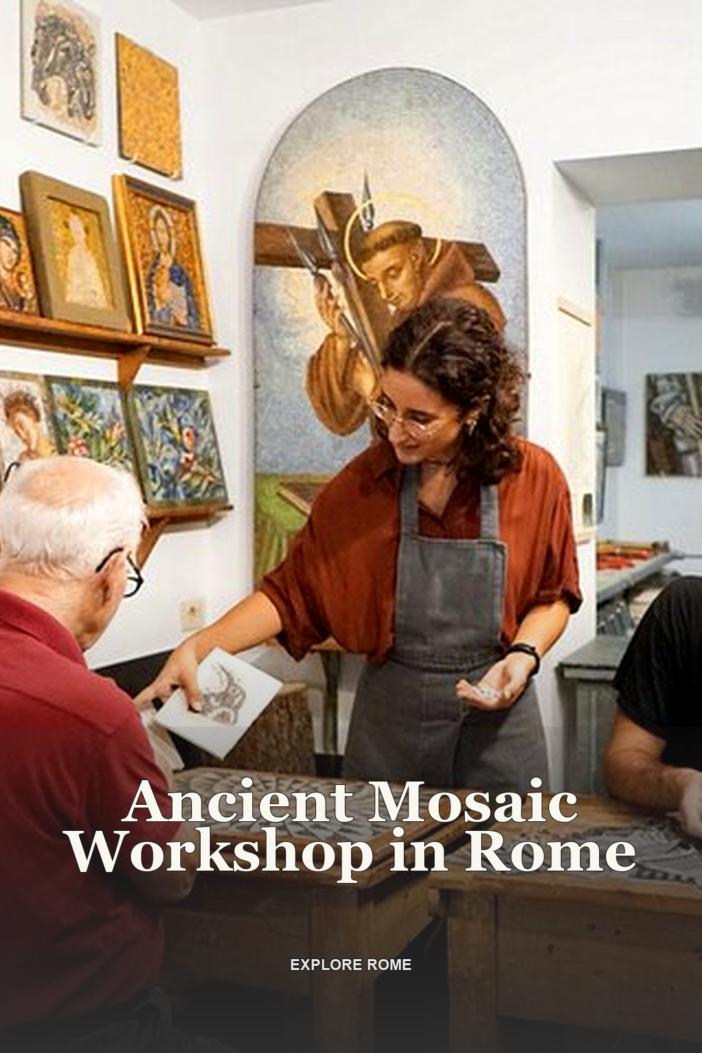 Ancient Mosaic Workshop in Rome