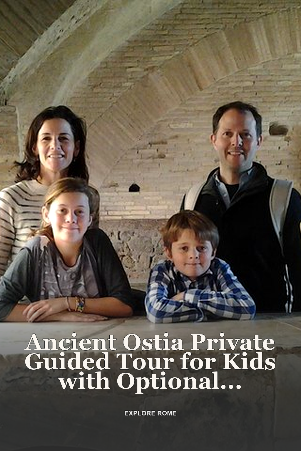 Ancient Ostia Private Guided Tour for Kids with Optional Transfer