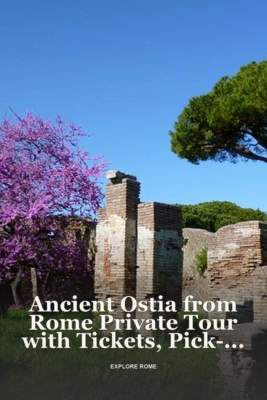 Ancient Ostia from Rome Private Tour with Tickets, Pick-up and Drop-off