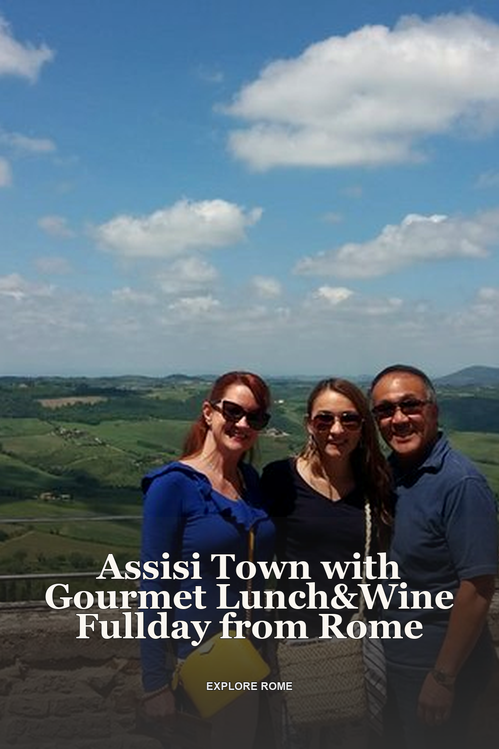 Assisi Town with Gourmet Lunch&Wine Fullday from Rome