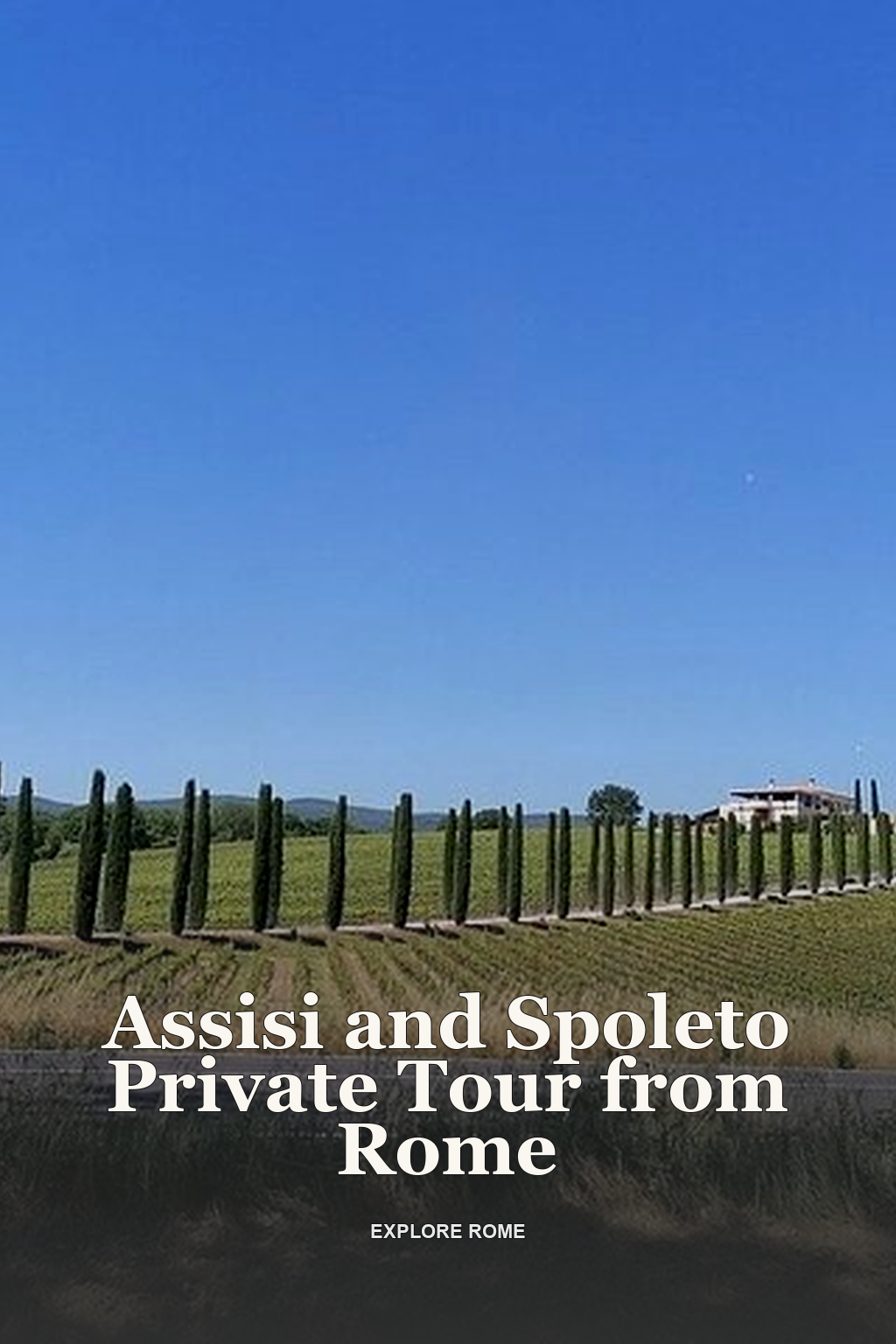 Assisi and Spoleto Private Tour from Rome