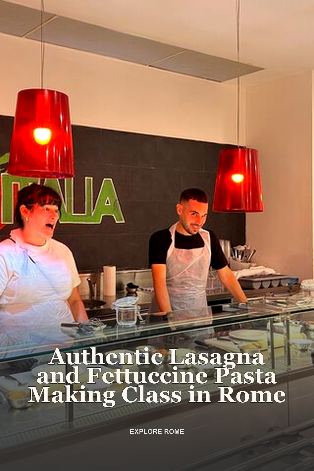 Authentic Lasagna and Fettuccine Pasta Making Class in Rome