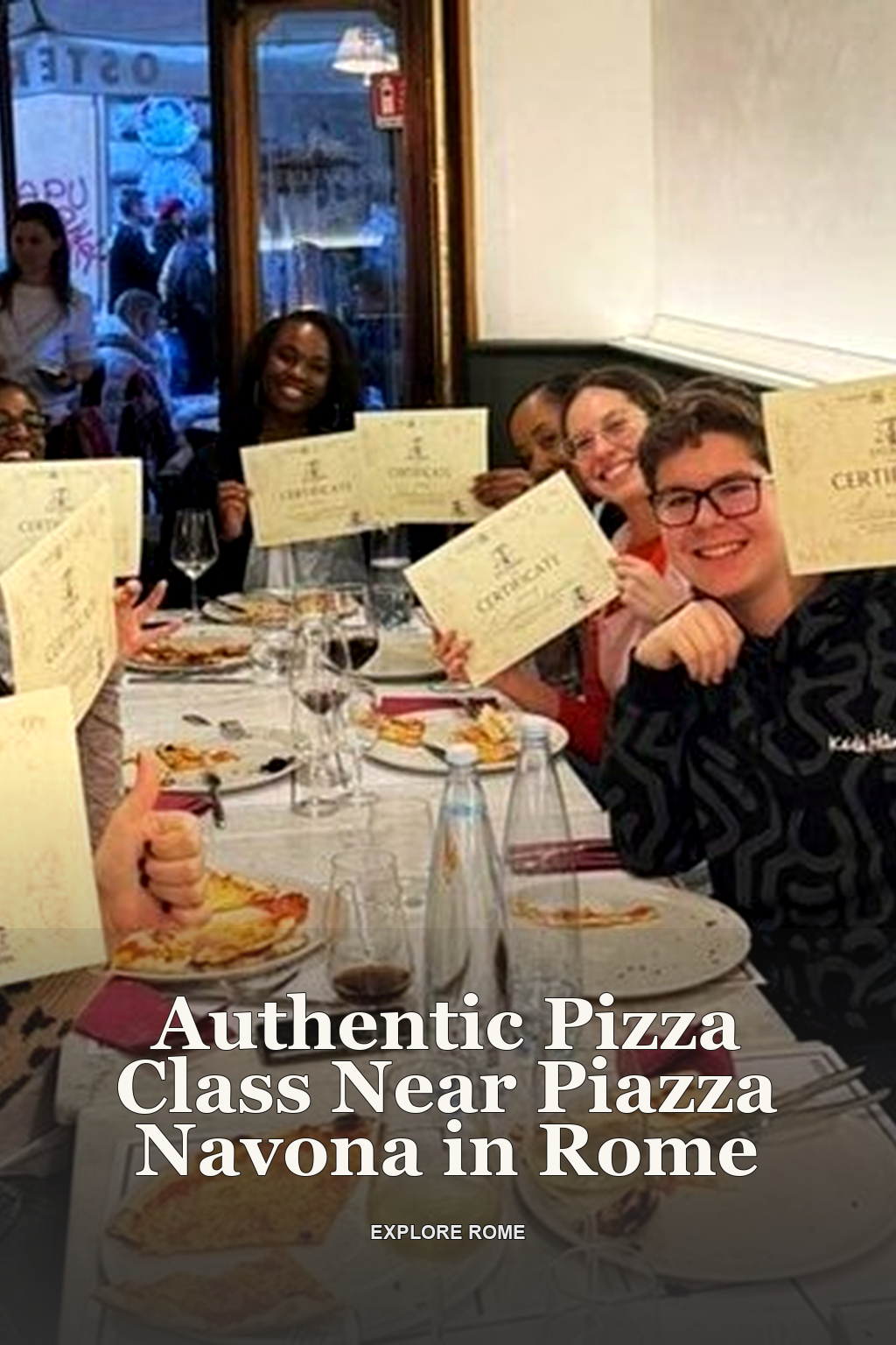 Authentic Pizza Class Near Piazza Navona in Rome