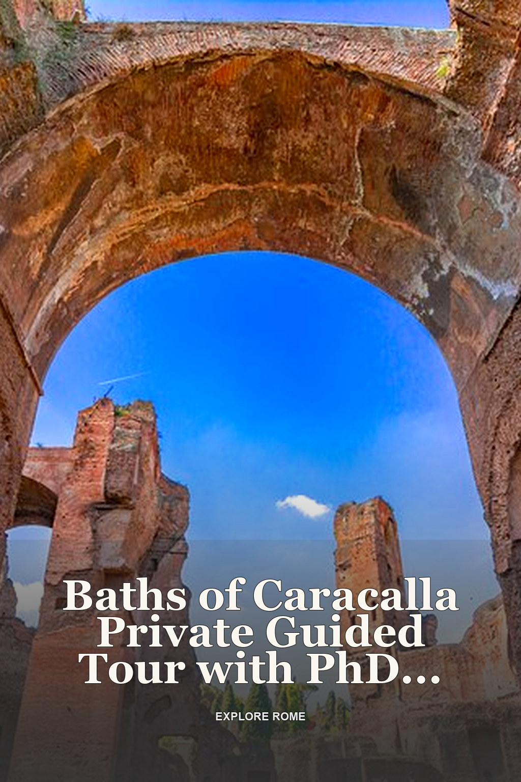 Baths of Caracalla Private Guided Tour with PhD Archaeologist
