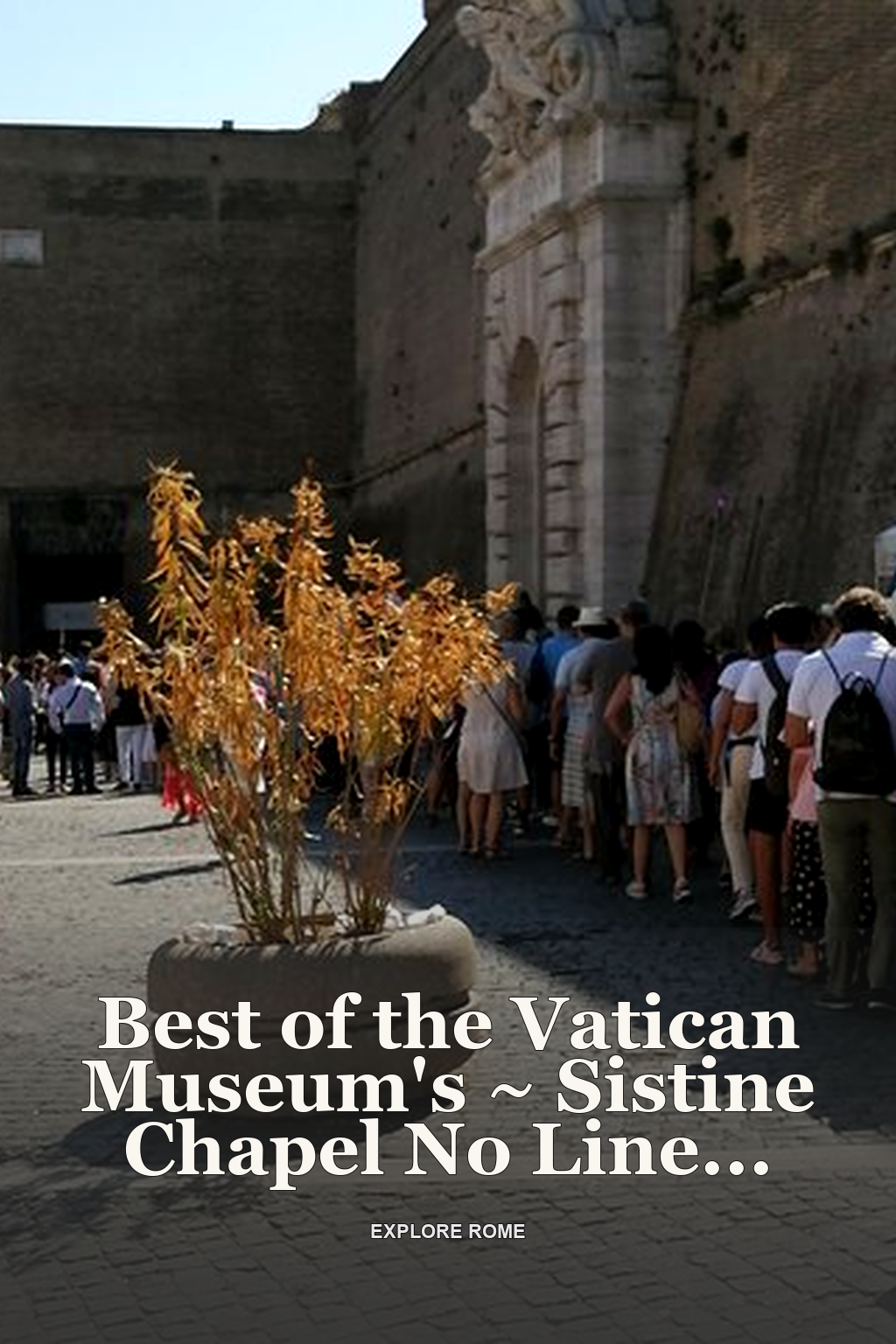 Best of the Vatican Museum's ~ Sistine Chapel No Line Guided Tour