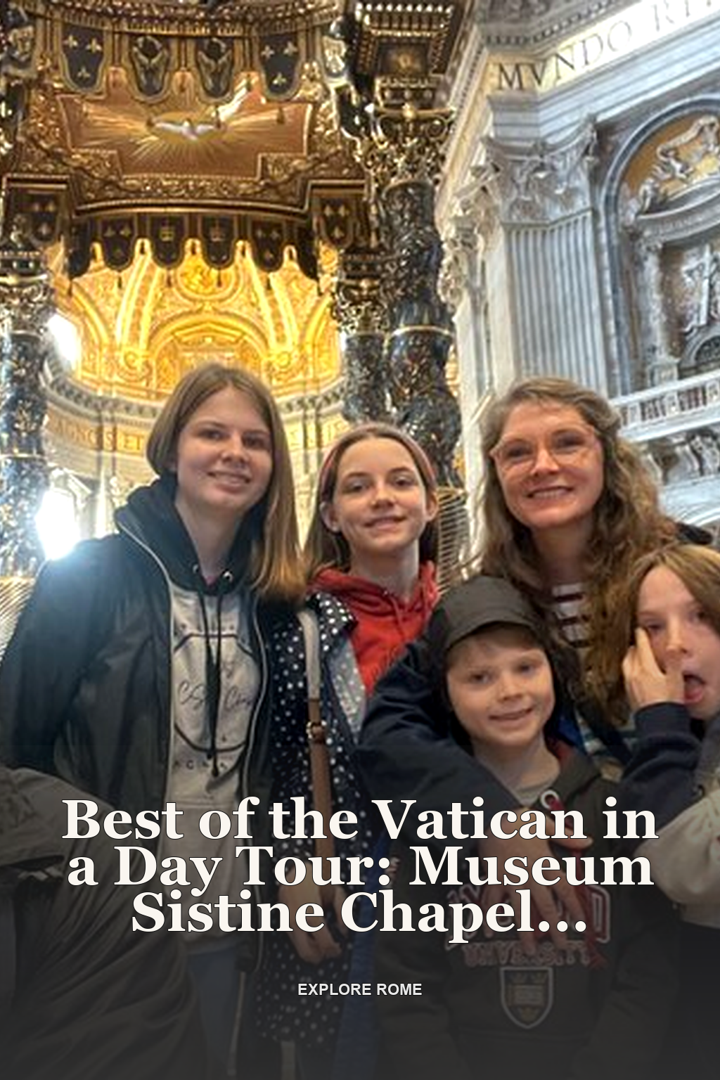 Best of the Vatican in a Day Tour: Museum Sistine Chapel & Church