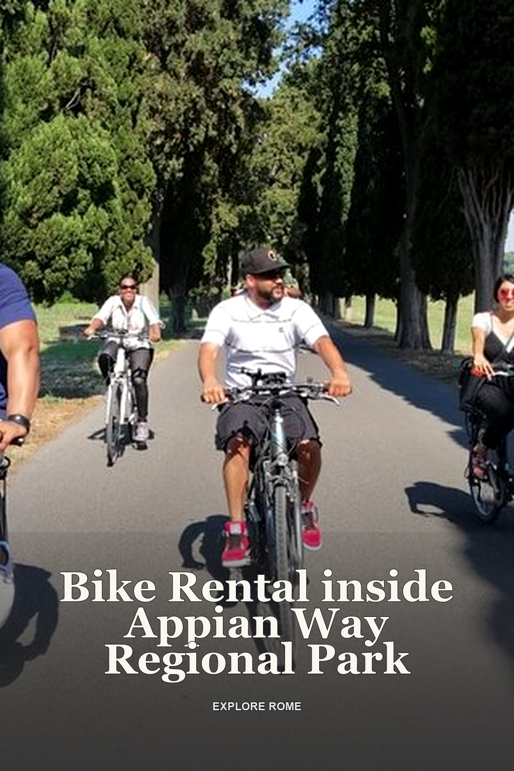 Bike Rental inside Appian Way Regional Park