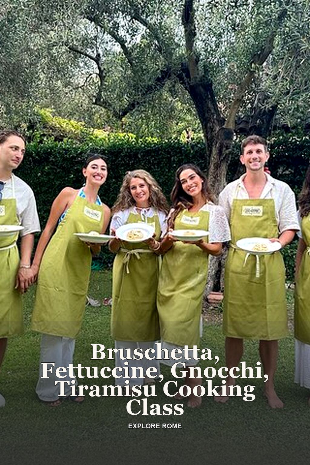 Bruschetta, Fettuccine, Gnocchi, Tiramisu Cooking Class