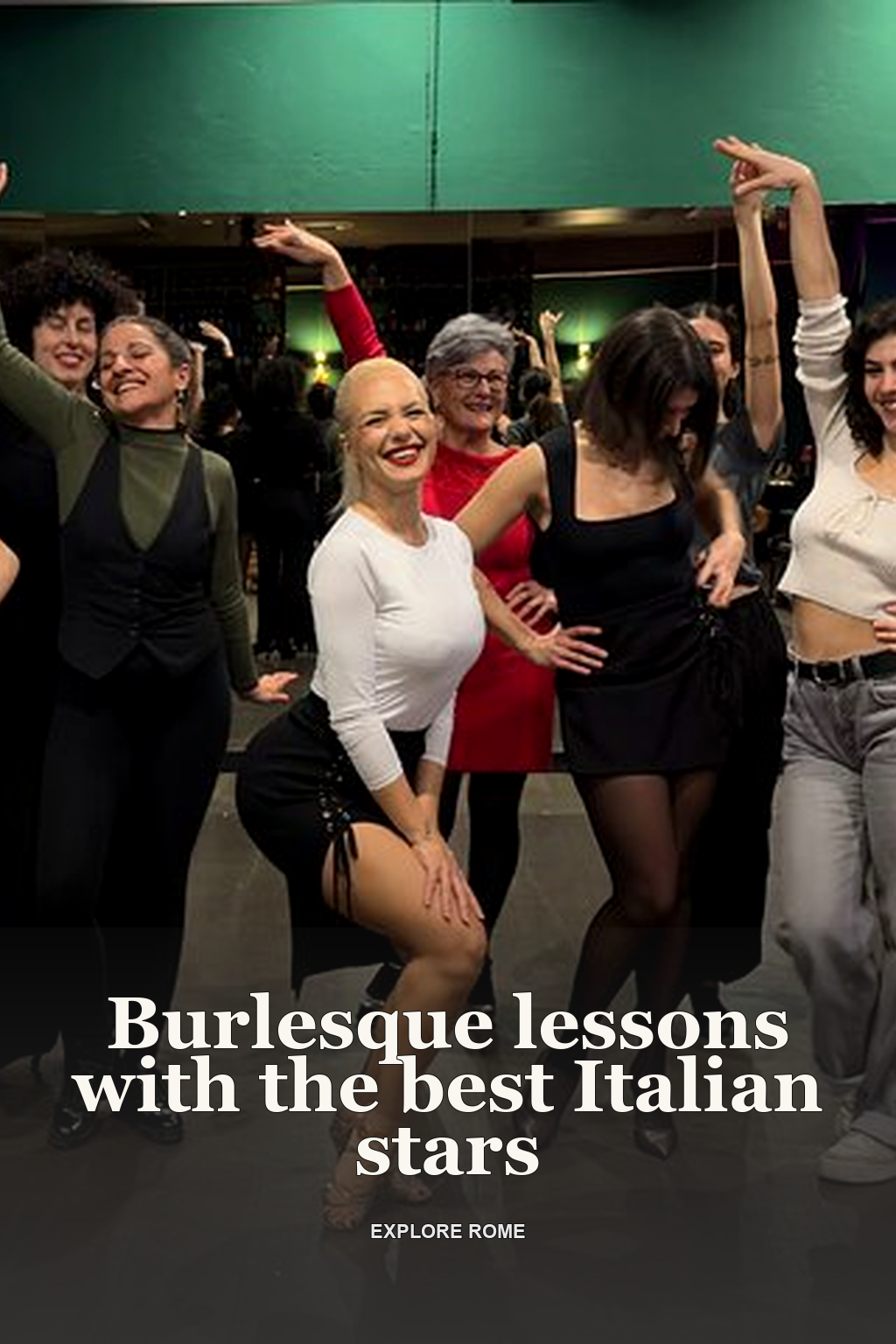 Burlesque lessons with the best Italian stars
