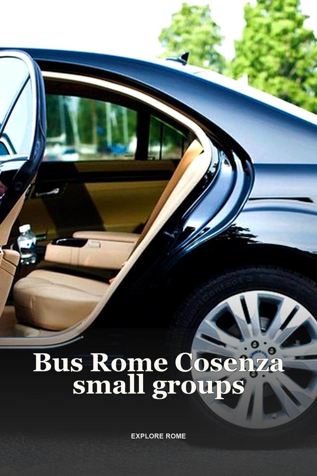 Bus Rome Cosenza small groups