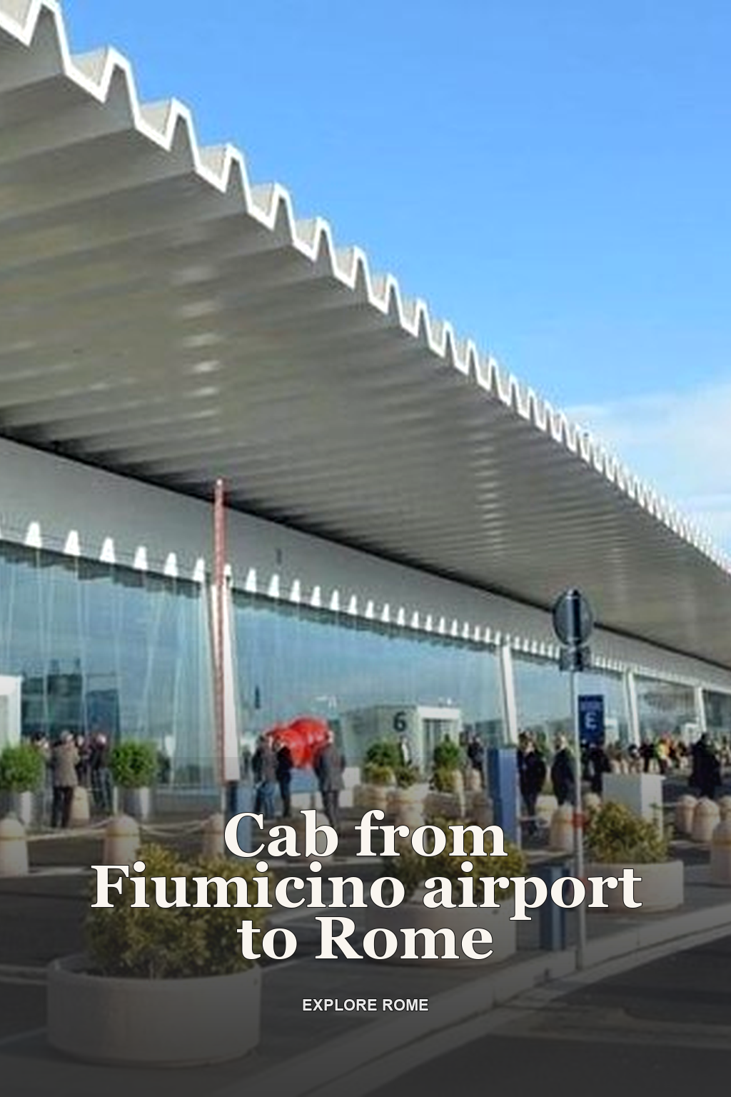 Cab from Fiumicino airport to Rome