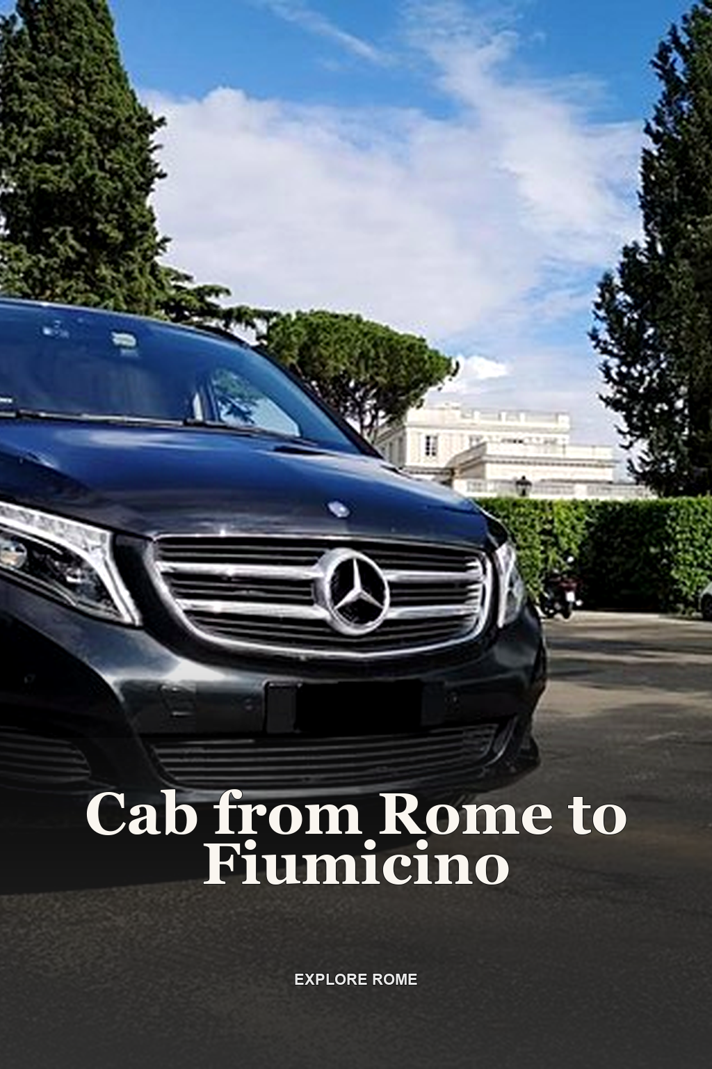 Cab from Rome to Fiumicino